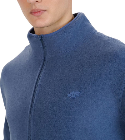 Polar męski bluza polarowa 4F M320 denim 4FWSS25TFLEM320 32S