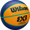 Piłka koszykowa Wilson Fiba 3x3 Junior żółto-niebieska WTB1133XB