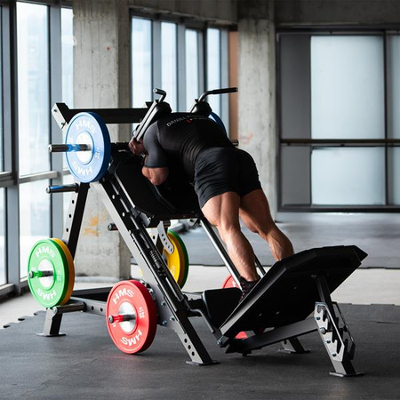 Suwnica na nogi ławka z prasą do nóg sport HMS