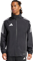 Kurtka męska adidas Tiro 24 Rain czarno-biała IJ7390