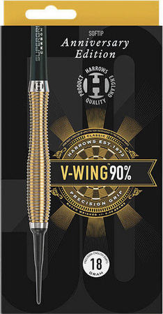 Rzutki Harrows V-WING 90% 50th ANNIVERSARY EDITION softip