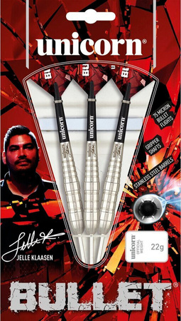 Rzutki steel tip Unicorn BULLET STAINLESS STEEL- Jelle Klaasen