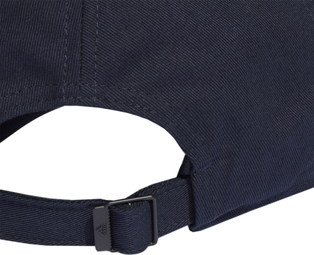 Czapka z daszkiem adidas 3-Stripes Cotton Twill Baseball granatowa II3510