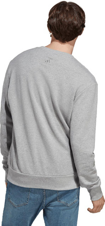 Bluza męska adidas Essentials French Terry Big Logo szara IC9326