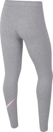 Legginsy dla dzieci Nike G NSW Favotites SWSH Tight szare AR4076 094