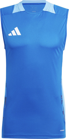 Koszulka męska adidas Tiro 24 Competition Training Sleeveless Jersey niebieska IR5475