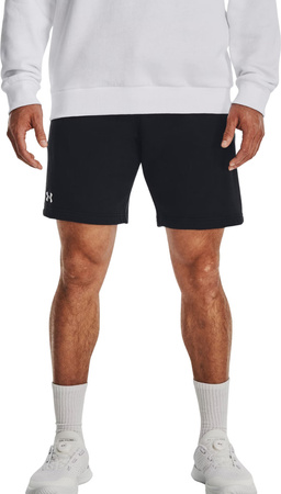 Spodenki męskie Under Aromur Rival Fleece czarne 1379779 001