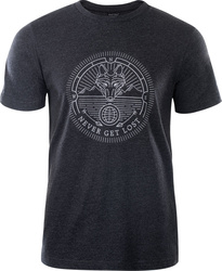 Męska Koszulka Z Krótkim Rękawem Canid  dark grey melange rozmiar L