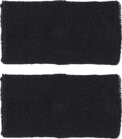 Frotki na rękę Nike Swoosh Wristbands 2 szt. czarne N1012406010OS