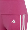 Legginsy dla dzieci adidas Essentials Aerorady 3-Stripes High-Waisted Tights różowe HR5790