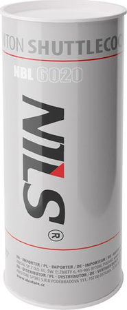 Lotki do badmintona nylon Nils NBL6020 3 sztuki