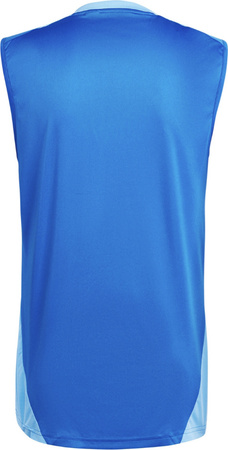 Koszulka męska adidas Tiro 24 Competition Training Sleeveless Jersey niebieska IR5475