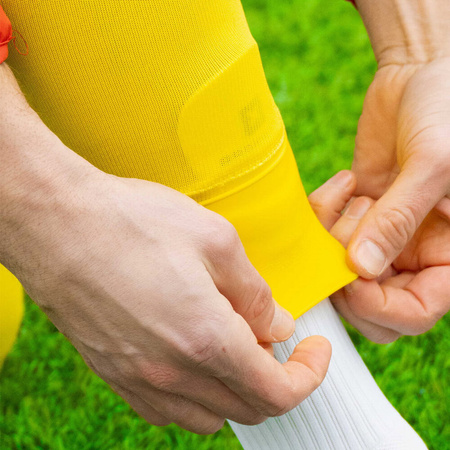 Opaski silikonowe do ochraniaczy piłkarskich Proskary żółte