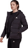 Kurtka damska adidas Helionic Hooded Down czarna HG8747