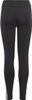 Legginsy dla dzieci adidas Essentials 3-Stripes Cotton Tights czarne IC3623