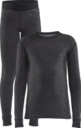 Dziecięcy zestaw bielizny termoaktywnej Craft CORE WOOL MERINO SET JR rozmiar 158/164