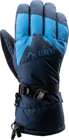 Rękawice narciarskie męskie Elbrus Maiko czarno-niebieskie rozmiar S/M