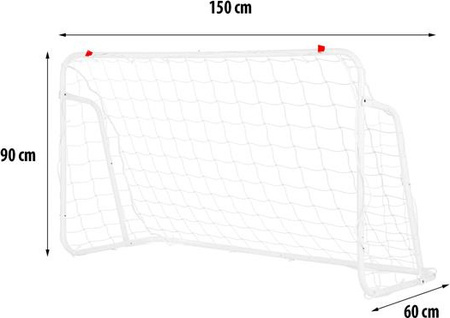 Bramka z siatką Nils br8150