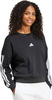 Bluza damska adidas Essentials 3-Stripes French Terry czarna JE0016