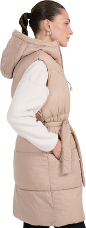 Kamizelka damska 4F F221 beżowa 4FWAW25TVJAF221 083S