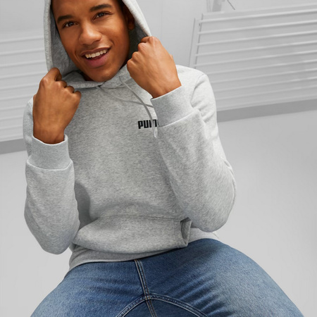 Bluza męska Puma ESS 2 Col Small Logo Hoodie FL szara 674471 04