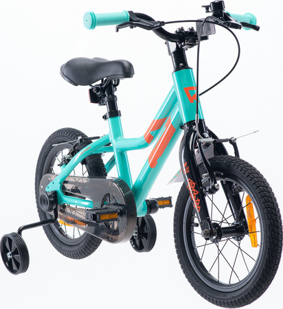 Dziecięcy rower z bocznymi kółkami Radvik Viking 14 rozmiar koła 14"