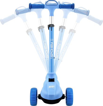 Hulajnoga trójkołowa balansowa kółka LED Spokey Hopi niebieska 944616