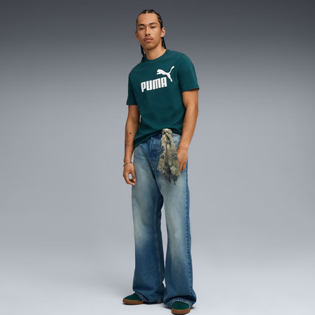 Koszulka męska Puma Ess No.1 Logo Tee (s) zielona 682533 75