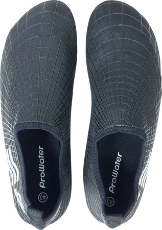 Buty do wody plażowe koralowce ProWater czarne PRO-24-48-054M