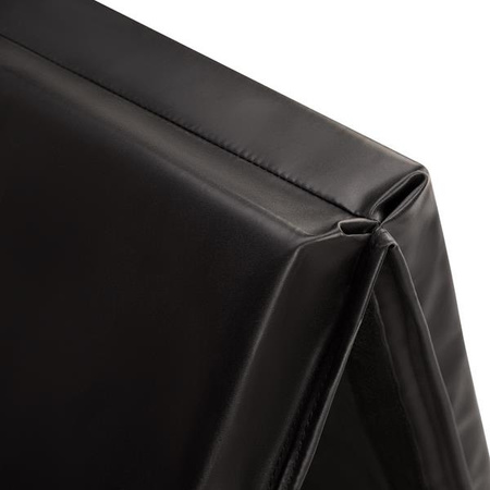 Materac gimnastyczny składany Hms Premium MGS01 2400x1200 mm czarny