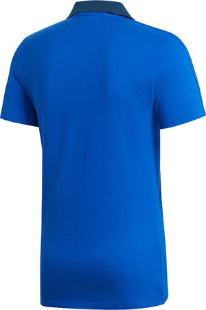 Koszulka męska adidas Condivo 18 Cotton Polo niebieska CF4375