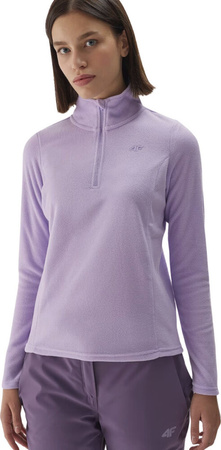 Bluza polarowa damska 4F F048 jasny fiolet 4FWAW24UFLEF048 52S