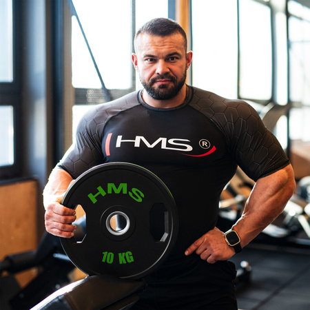 Talerz olimpijski ogumowany 2 x 10 kg HMS TOG10 2 x 10 kg