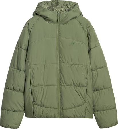 Kurtka puchowa męska 4F M0708 khaki 4FRAW25TDJAM0708 43S