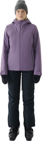 Kurtka narciarska damska 4F F572 fioletowa 4FWAW24TTJAF572 50S