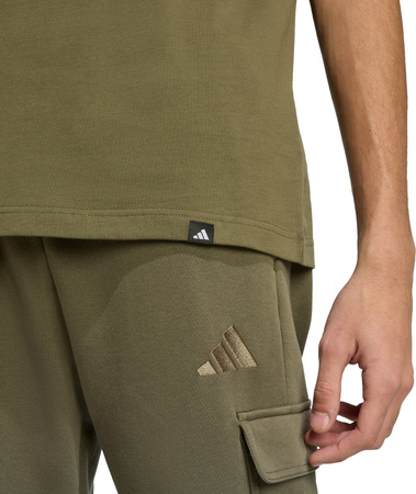 Koszulka męska adidas Camo Logo Graphic khaki KA7131