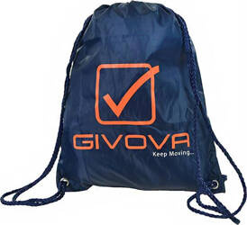 Plecak torba worek na buty sportowy szkolny Givova Sacchetto granatowy