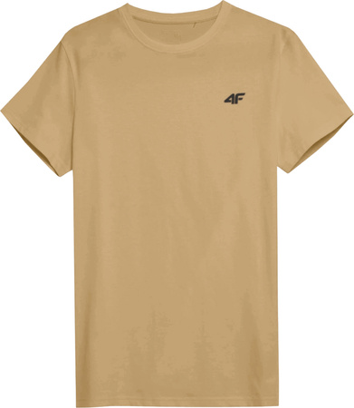 Koszulka męska 4F M3094 3pak beżowa, niebieska, turkusowa 4FWSS25TTSHM3094 91S