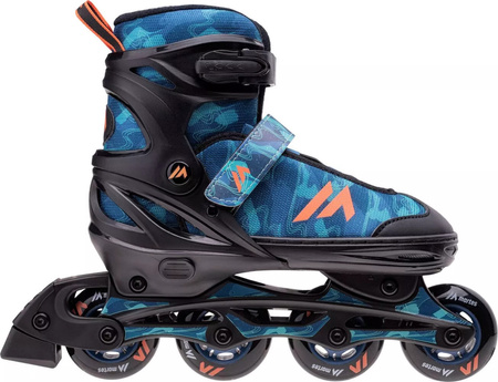 Dziecięce łyżworolki regulowane rolki Martes Galakty JRB ABEC-7 kółka 72mm rozmiar 38-41