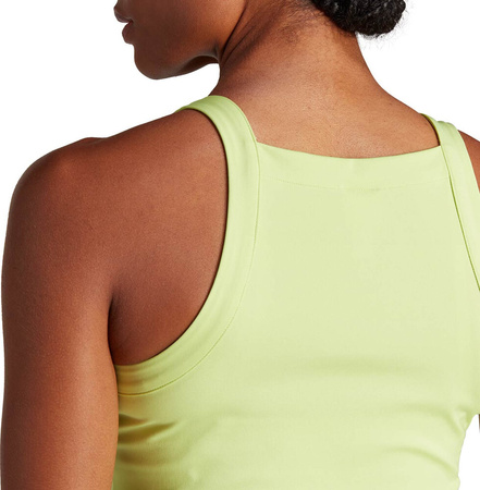 Koszulka damska adidas Top Aeroready Train Essentials Minimal Branding zielona HZ5628