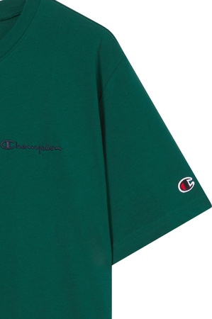 Koszulka męska Champion SS Tee zielona 221798 GS584