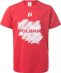 Dziecięca koszulka t-shirt z krótkim rękawem Huari Poland Fan Junior rozmiar 146