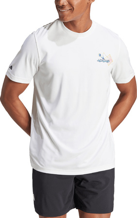 Koszulka męska adidas Tennis APP biała II5917