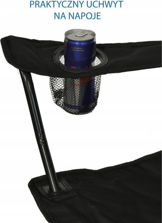 Krzesło turystyczne składane fotel kempingowy 50x50x80cm