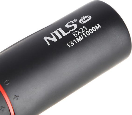 Monokular mini lornetka luneta turystyczna Nils Camp NC1721 czarna zoom X8