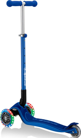 Hulajnoga balansowa 3-kołowa Globber Primo Foldable Plus Lights Navy Blue 439-100