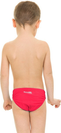 Slipy kąpielowe kąpielówki Aqua-speed Bartek czerwono granatowo białe 64 402