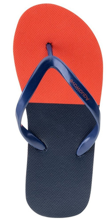 Klapki dziecięce plażowe Aquawave Roboor Jr pomarańczowo-granatowe rozmiar 29