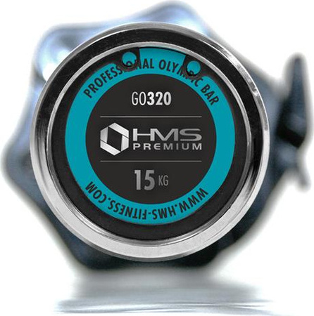 Gryf prosty olimpijski z zaciskami Lock Jaw HMS 183 cm