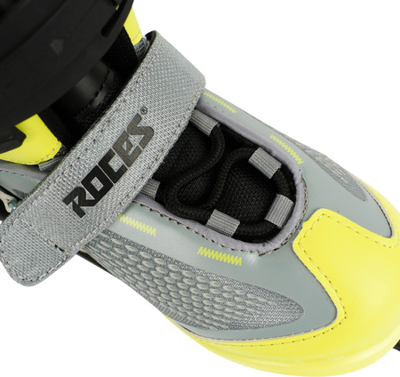 Łyżwy Roces Moody Ice X czarno-limonkowe 450743 001